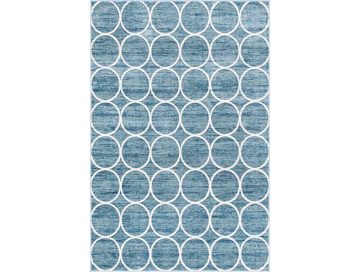 Myflair Möbel & Accessoires Titan Trellis, LAGERRÄUMUNG rechteckig 13 mm Höhe Kurzflor, gewebt, modernes Design, Motiv Kreise