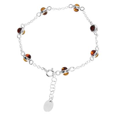 Armband OSTSEE-SCHMUCK "Ostsee-Schmuck Armband Adelina klein Armband Adelina klein", silber, Armbänder, Damen, 17,5 bis 19,5cm, Silber 925 (Sterlingsilber), Armband