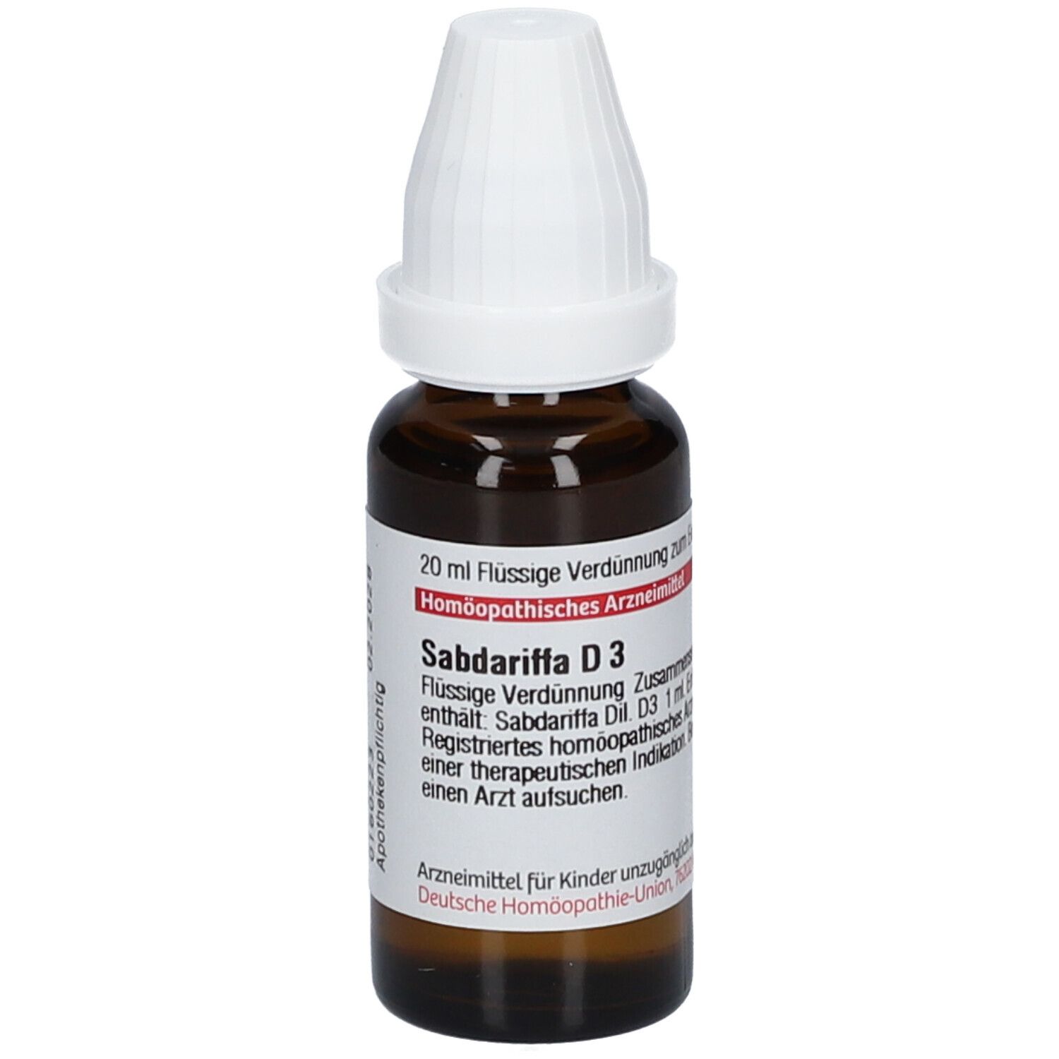 Sabdariffa D 3 Dilution 20 ml