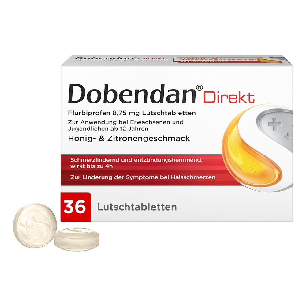 Reckitt Benckiser Deutschland GmbH Dobendan Direkt Lutschtabletten gegen Halsschmerzen 16503513