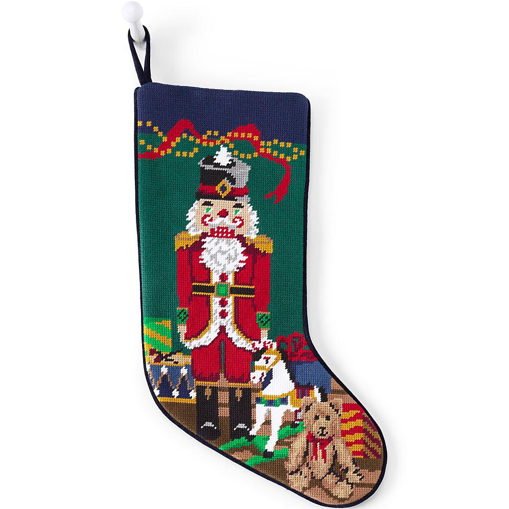 Gobelin-Weihnachtsstrumpf, Damen, size: regular, Sonstige, Baumwolle/Wolle, by Lands' End