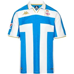 Kappa, Jungen, Fussballtrikot, Kinder-Heimtrikot Deportivo La Coruña 2026 (152), Gold, Blau, Weiss