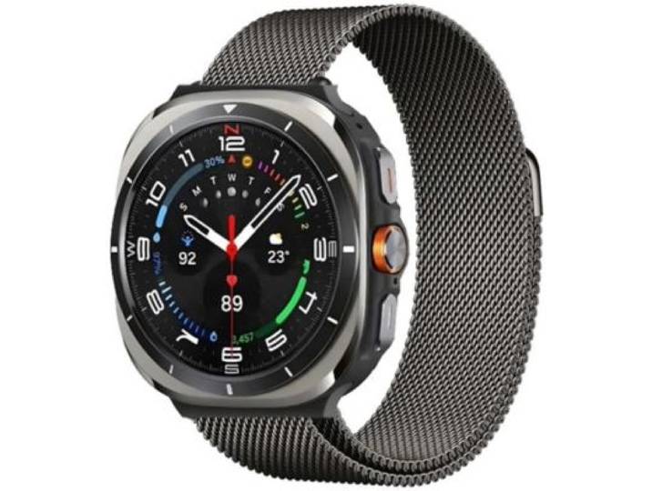 Ibroz - Bracelet Galaxy Watch7 Ultra 47mm Milanese Titane