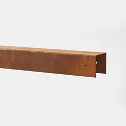 BambusBASIS Oberes Rahmenprofil für Cendani Rollzaun 1000 mm Edelstahl