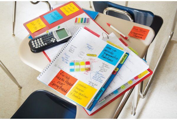 Post-It Strong Indexfaner, 16x38 Mm, Basisfarver