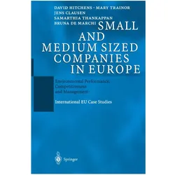 Small and Medium Sized Companies in Europe, Fachbücher von Jens Clausen, Mary Trainor, Bruna de Marchi, David Hitchens, Samarthia Thankappan