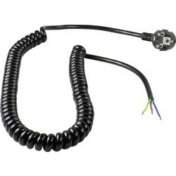 AS Schwabe 70424 Strom Anschlusskabel Schwarz 1 m