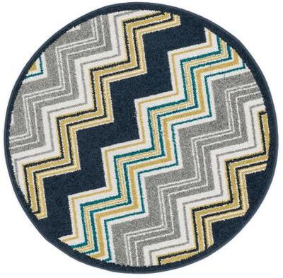 Alexander Home Chevron Palm Rug