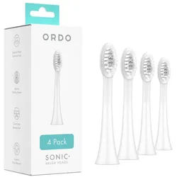 Ordo, Zahnbürstenkopf, Sonic+ Pinselspitzen šepetėlis Silber 4 Stk. (4x)