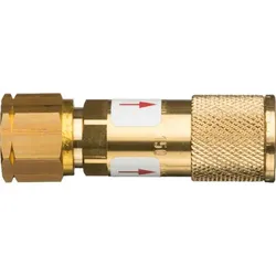 Schlauchkupplung Körper Sauerstoff G 1/4"Rh BW
