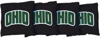 Skip's Garage Ohio University Black Cornhole Bags