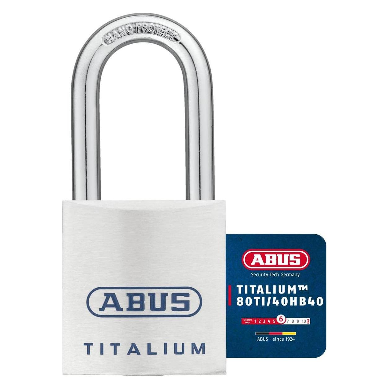 Abus Hangschloss 80TI / 40 HB 40 (56224-2)