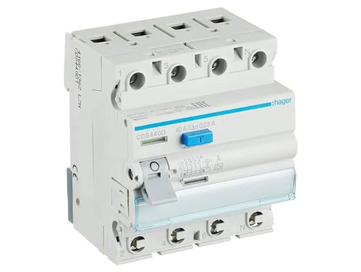 Hager FI-stroomonderbreker CDS440D