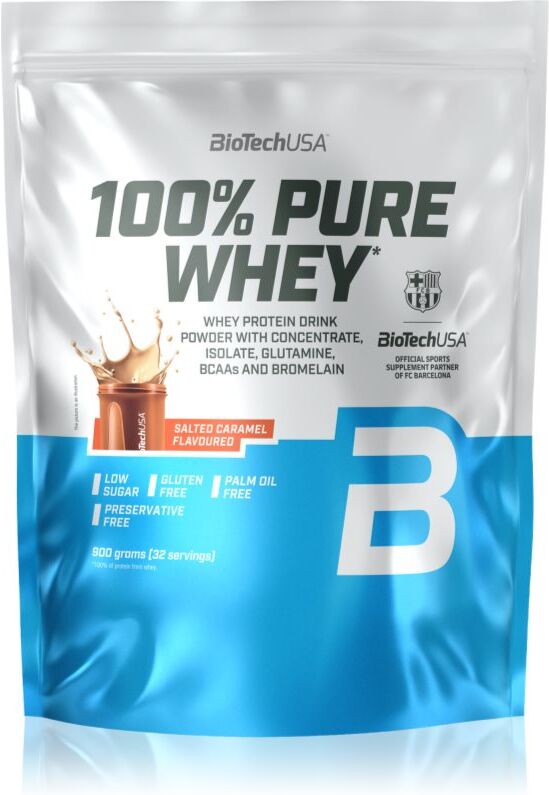 BioTechUSA 100% Pure Whey protéine de lactosérum saveur Salted Caramel 900 g