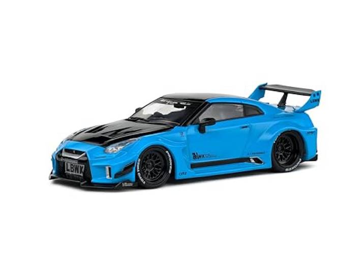 Solido 1:43 Nissan GTR35 2019 blauw