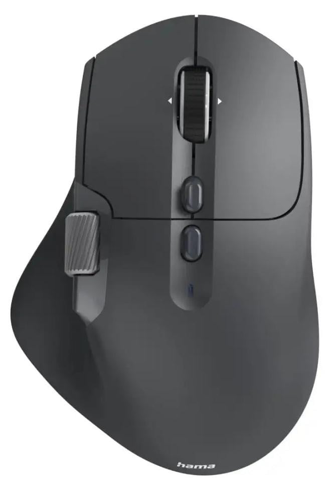 Hama WM-900 Draadloze Optische Muis voor Rechtshandigen, Bluetooth en RF, 3200 DPI, Zwart