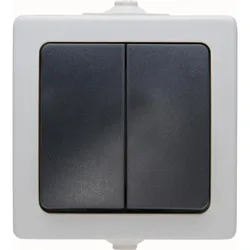 Kopp 565556008 NAUTIC - Serienschalter, Farbe: grau