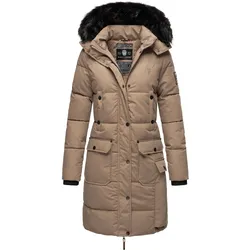 NAVAHOO Damen Warmer Wintermantel Parka inkl. Einkaufstasche und Regenschirm Cosimaa
