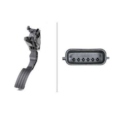 HELLA Sensor, Fahrpedalstellung 6PV 009 978-711 für RENAULT