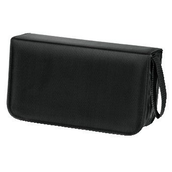 Hama CD Wallet Nylon 120, black 00033833