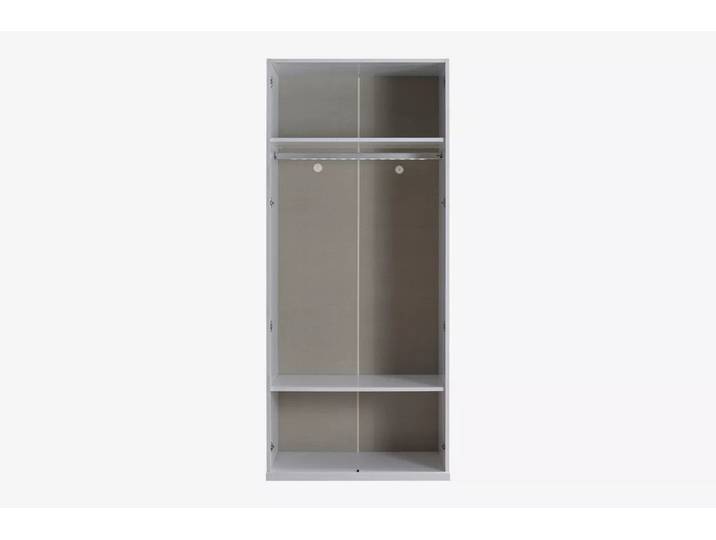 Möbel-Zeit Kleiderschrank LIKYA 2-türig – mit LED-Beleuchtung & Belüftung