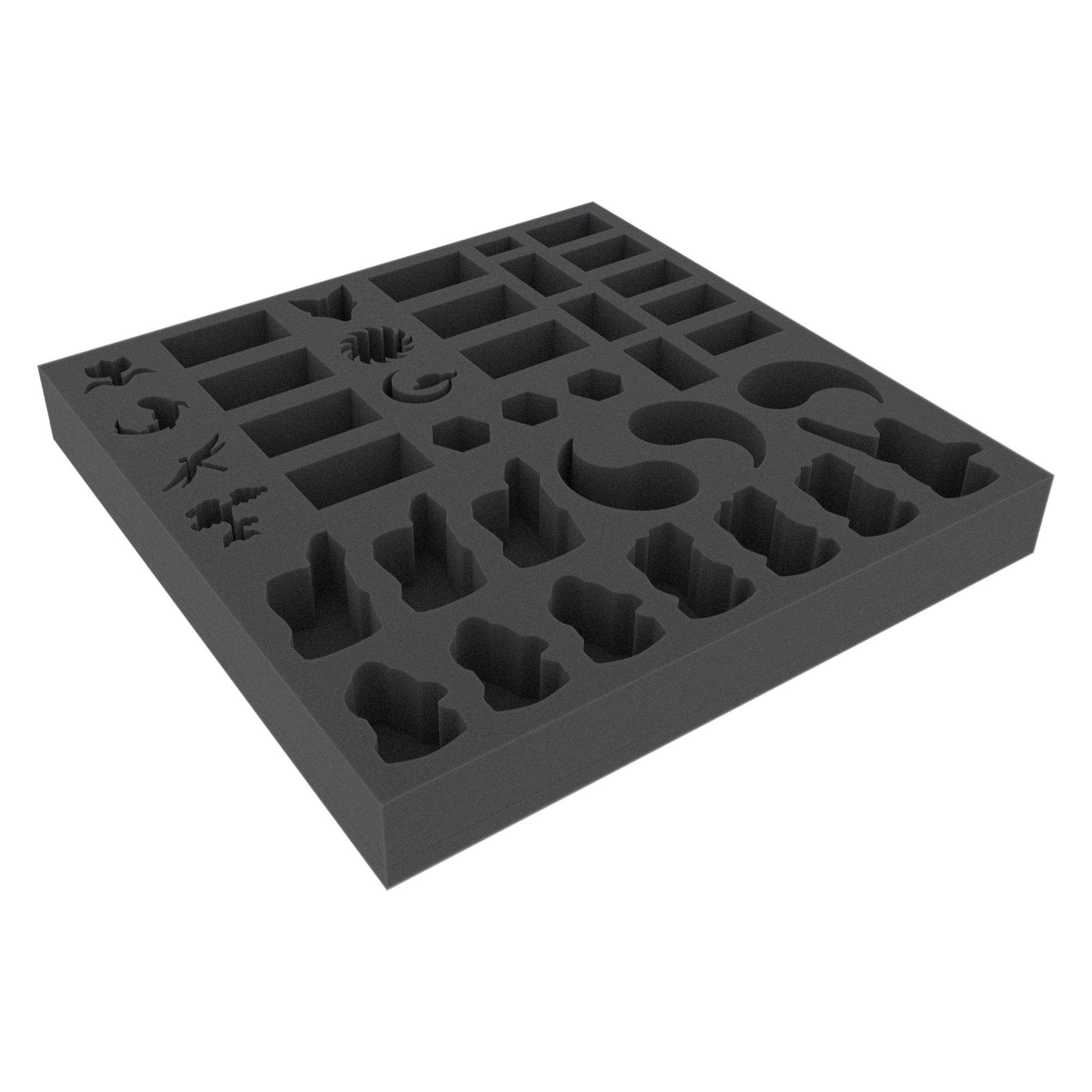Feldherr BXMEBK040BO 40 mm Schaumstoffeinlage mit 32 Fächern für Rising Sun: Daimyo Box - (Schaumstoff) (BXMEBK040BO)