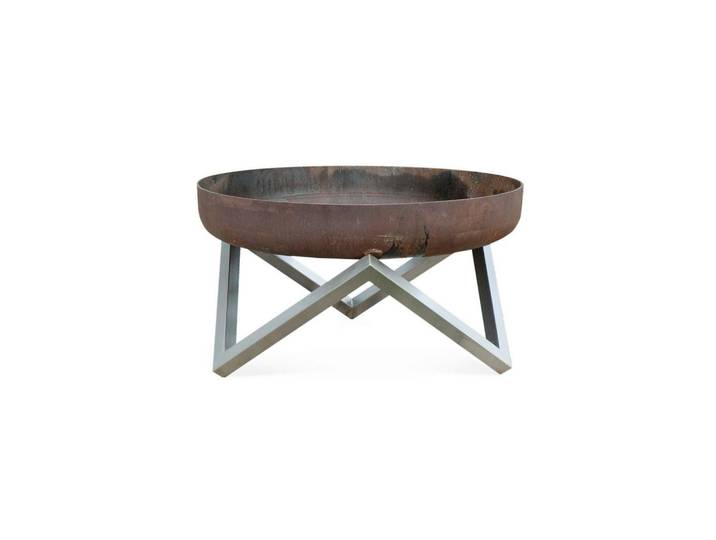 Feuerschale Design Z XXL LxBxH: 63x63x36 cm