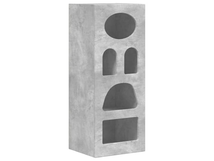 Kaorsrow Sideboard Kommode Beton Grau 40x35x100,5 cm Holzwerkstoff Schlanker Beistellschrank in Beton-Optik für Wohnzimmer und Essbereich. Bietet praktischen Stauraum auf mehreren Ebenen.