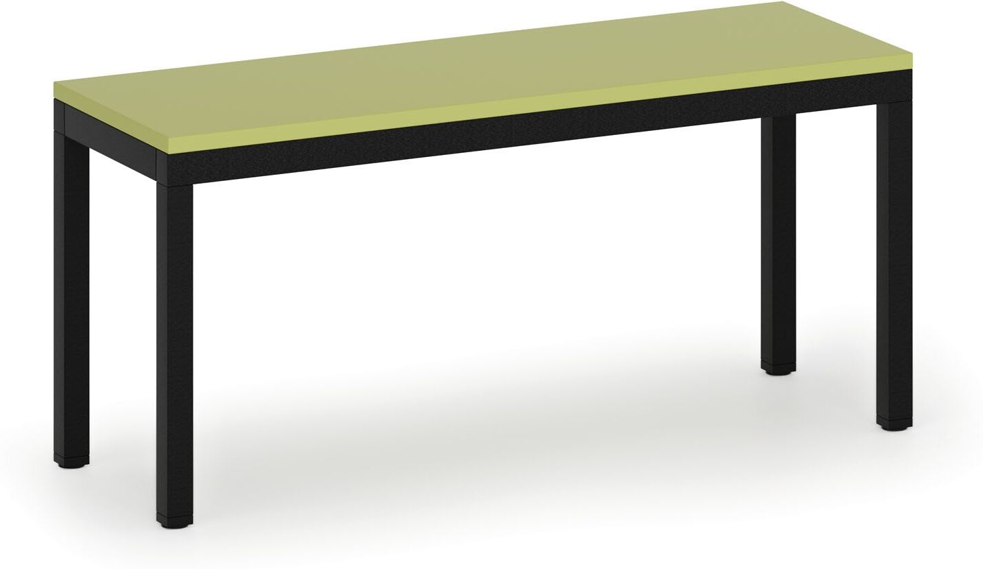 B2B Partner Umkleidebank, Sitzfläche - Laminat, Länge 900 mm, grün