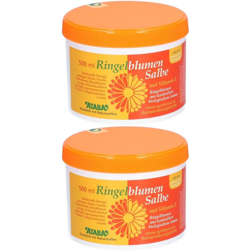 Ringelblumen Salbe m.Vitamin E x2 2x500 ml
