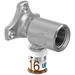 Uponor, Rohrverbindungstechnik, S-Press PLUS Wandscheibe long 20-Rp1/2"FT (Pressverbindung)
