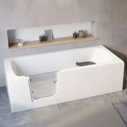 Ottofond Badewanne mit Tür Quadro links 160 x 75 cm - Badewanne