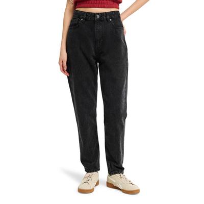 Funktionshose QUIKSILVER "Mom Denim", Damen, Gr. 28M, schwarz, Obermaterial: 100% Walkfrottier;, Hosen Funktionshose