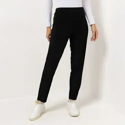 KIM & CO. Hose, knöchellang Deluxe Brazil Knit Rundumdehnbund konischer Beinverlauf