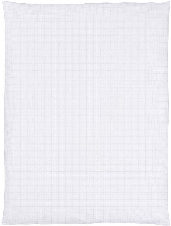 CHRISTIAN FISCHBACHER Satin Deckenbezug 140x200cm TIMES SQUARE Weiss  weiss B