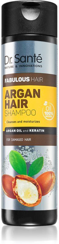 Dr. Santé Argan shampoing hydratant pour cheveux abîmés 250 ml
