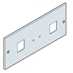 ABB IS2-EH2272K IS2 AM2 Modulplatte für 2, Instrumente 72x72mm H=200mm, B=600mm