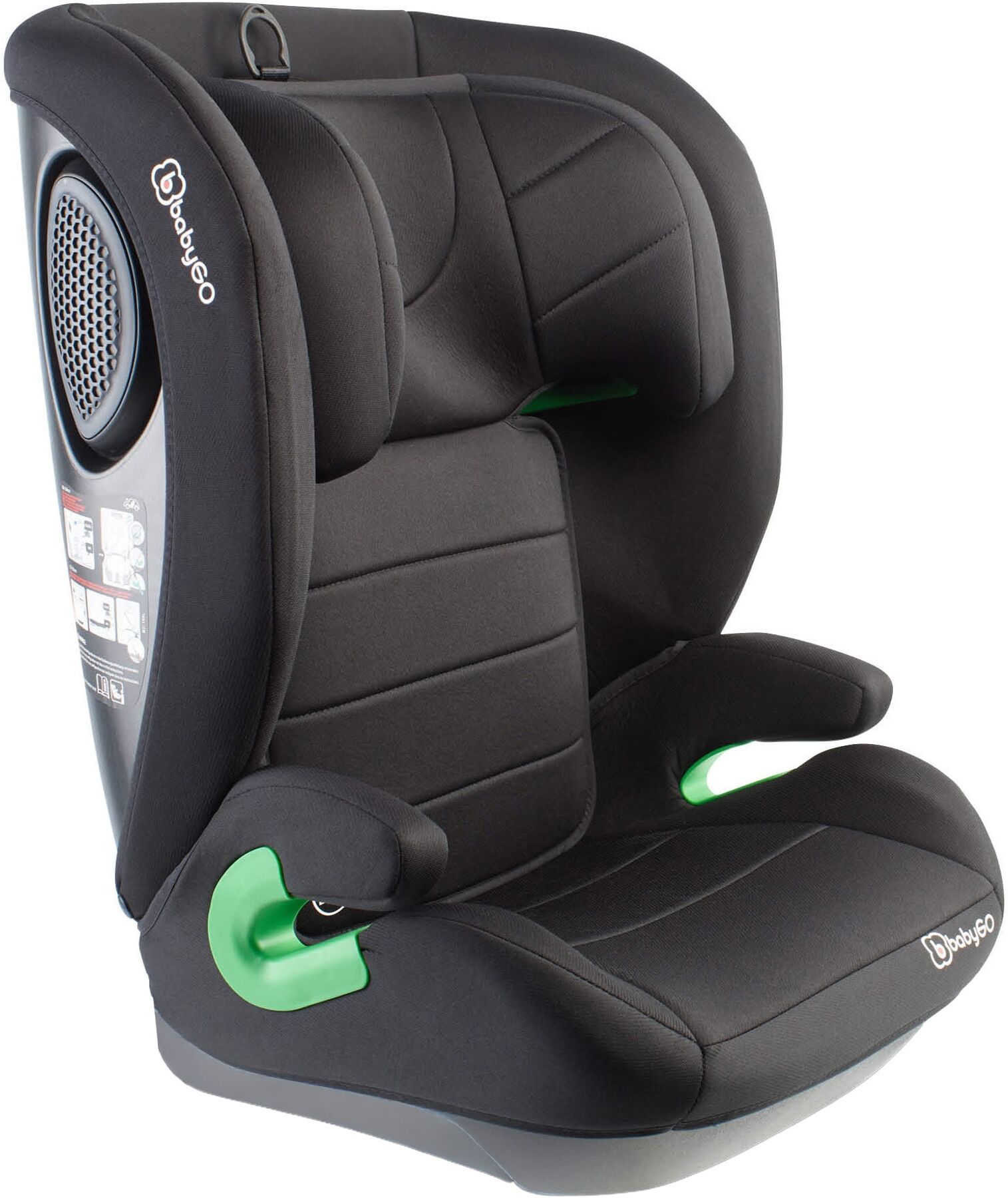 Autokindersitz BABYGO "Safeway", Baby, schwarz, Materialmix, Kindersitze Autokindersitz
