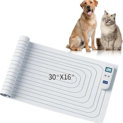 Inspire Essentials Rechargeable Pet Boundary Training Mat For Dogs And Cats 30.12 15.94 Inches