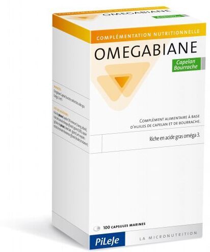 Pileje Omegabiane capelin bourrache 100 capsules