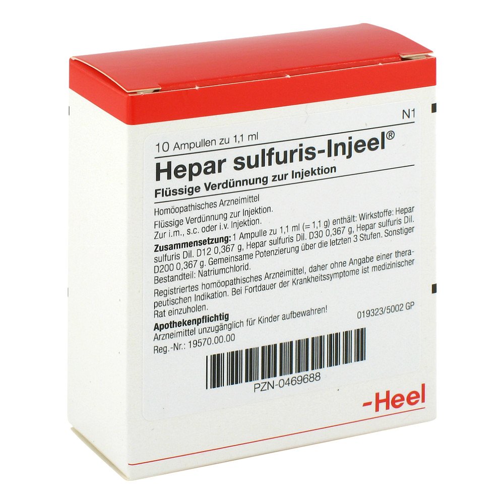 Biologische Heilmittel Heel GmbH Hepar Sulfuris Injeel Ampullen 00469688