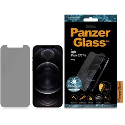 PanzerGlass® Standard Fit - Privacy Displayschutzglas für iPhone 12, iPhone 12 Pro