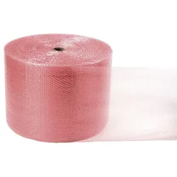 SAFEGUARD ESD-Luftpolsterfolie, rosa, ableitend, 500 mm, 150 m Rolle