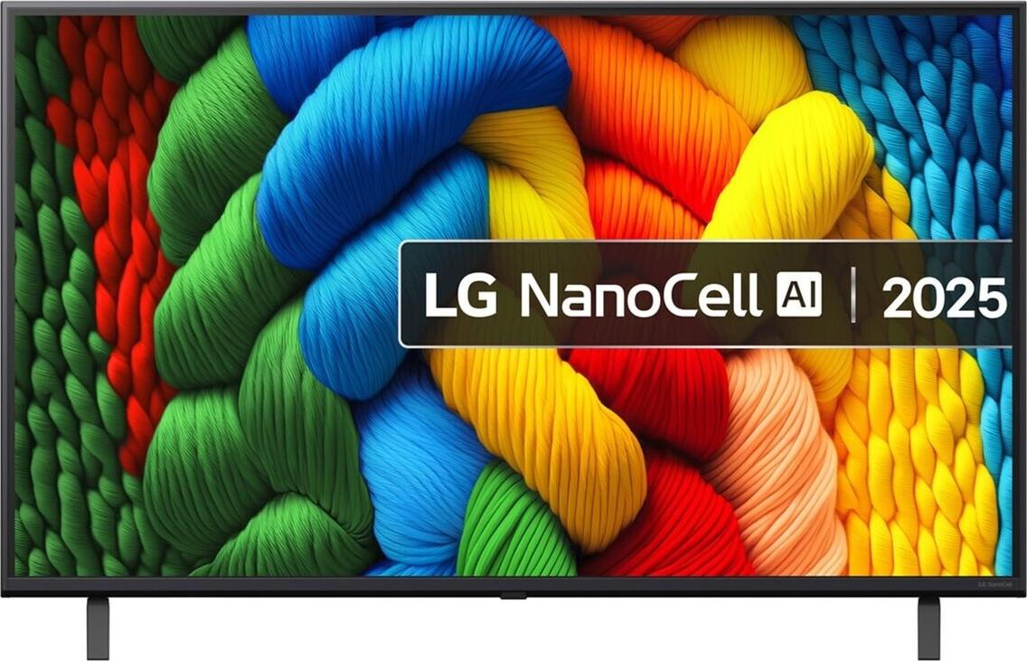 LG NanoCell AI 43NANO80A6B, 109,2 cm (43"), 3840 x 2160 Pixel, NanoCell, Smart-TV, WLAN, Schwarz