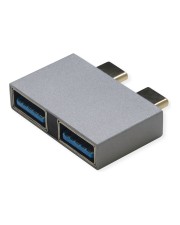 ROLINE USB3.2Gen1 Adptr. 2x C A ST/BU Adapter Digital/Daten (12.03.2947)