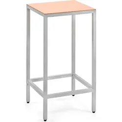Alu Barhocker 65 cm, rosa