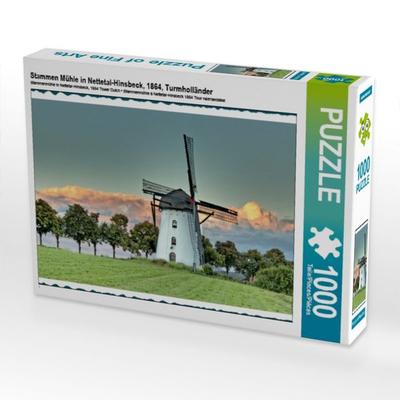 CALVENDO Puzzle Stammen Mühle in Nettetal-Hinsbeck, 1864, Turmholländer | 1000 Teile Lege-Größe 64x48cm Foto-Puzzle für glückliche Stunden