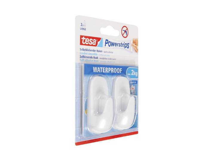 Tesa Powerstrips Haken Waterproof 6 Stück