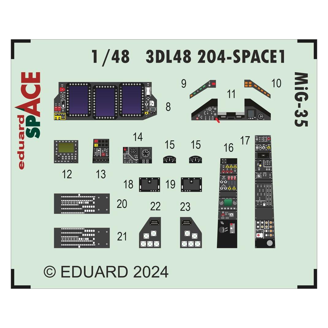 Eduard MiG-35 SPACE HOBBY BOSS (3DL48204)