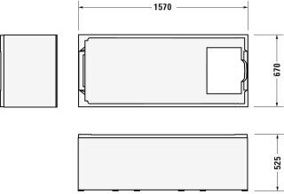 DURAVIT 792440000000000 Wannenträger f.#700488 Duravit 792440000000000 No.1